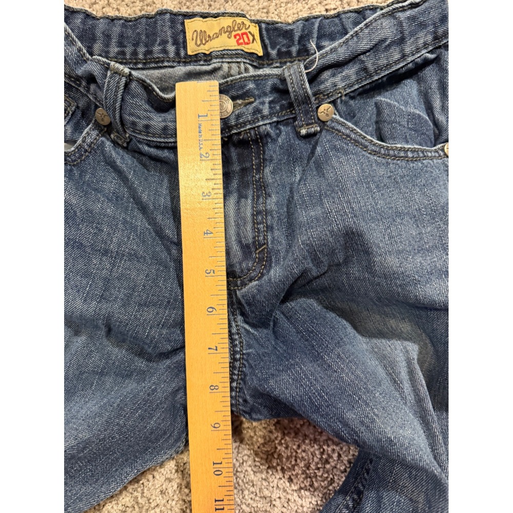 Wrangler 20X Jeans Kids 27X26 * Blue Denim Straight Leg Casual Pants - Picture 5 of 9